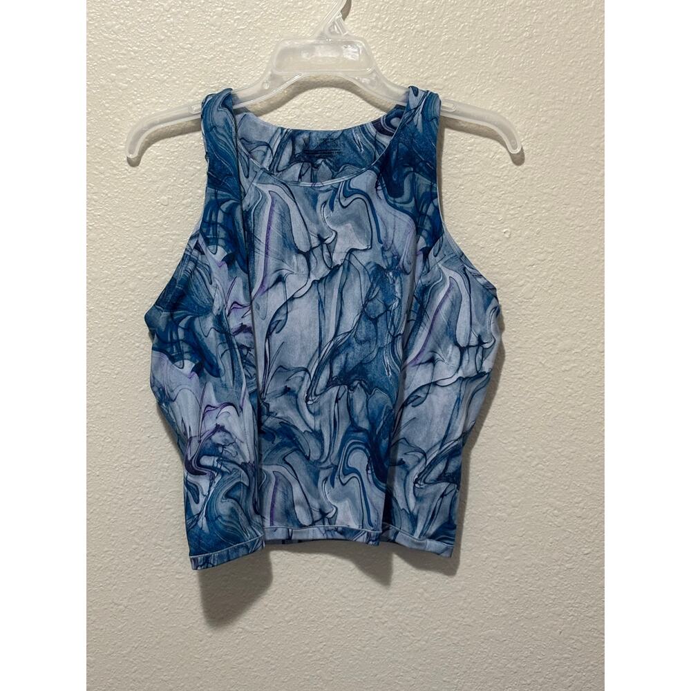 Women’s Victoria Secret On Point Racerback Tank Built in Bra Workout Training XL